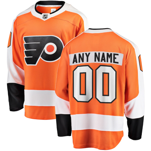 Philadelphia Flyers Trikot Fanatics Branded Orange Heim Breakaway Benutzerdefinierte